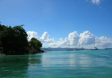 View from the Tortola ferry