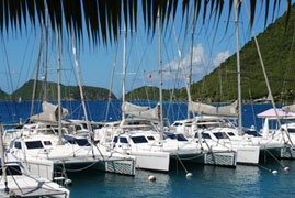 Catamarans in the Marina